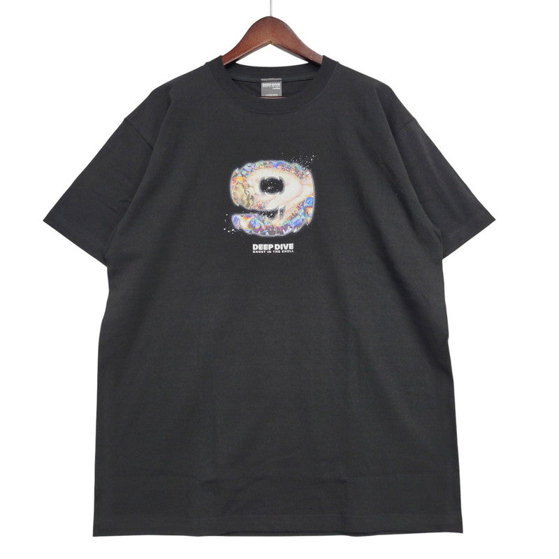 【中古美品】【メンズ】 GHOST IN THE SHELL ゴーストインザシェル MACHINE INTERFACE TEE Tシャツ 攻殻機動隊 半袖 トップス 142-260208-as-13-izu サイズ：XXL カラー：ブラック 万代Net店