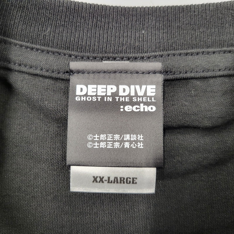 【中古美品】【メンズ】 GHOST IN THE SHELL ゴーストインザシェル MACHINE INTERFACE TEE Tシャツ 攻殻機動隊 半袖 トップス 142-260208-as-13-izu サイズ：XXL カラー：ブラック 万代Net店