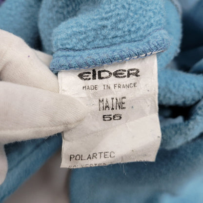 【中古品】【メンズ】 EIDER アイダー POLARTEC HALF BUTTON FLEECE JACKET ポーラテック ハーフボタン フリースジャケット フランス製 146-260209-as-05-izu サイズ：56 カラー：ブルー系 万代Net店