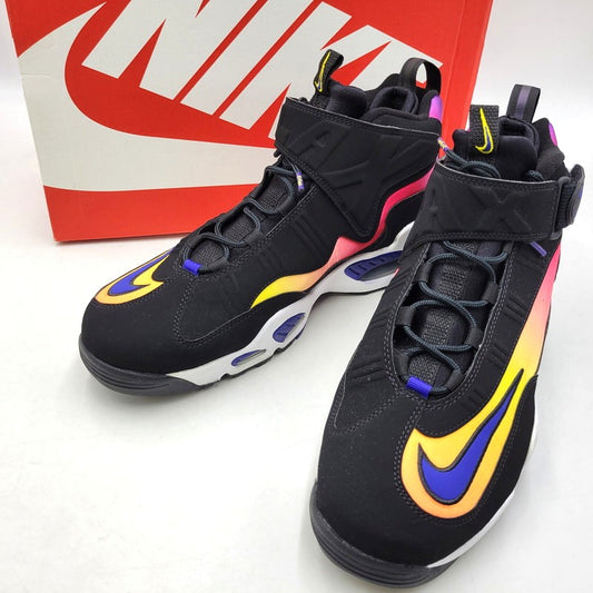 【中古品】【メンズ】 DV3353-001 AIR GRIFFEY MAX 1 LOS ANGELES エア グリフィー マックス 1 ロサンゼルス スニーカー 靴 160-260206-kh-07-izu サイズ：33 カラー：Black/Concord/Yellow Strike 万代Net店