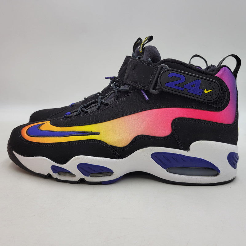 【中古品】【メンズ】 DV3353-001 AIR GRIFFEY MAX 1 LOS ANGELES エア グリフィー マックス 1 ロサンゼルス スニーカー 靴 160-260206-kh-07-izu サイズ：33 カラー：Black/Concord/Yellow Strike 万代Net店