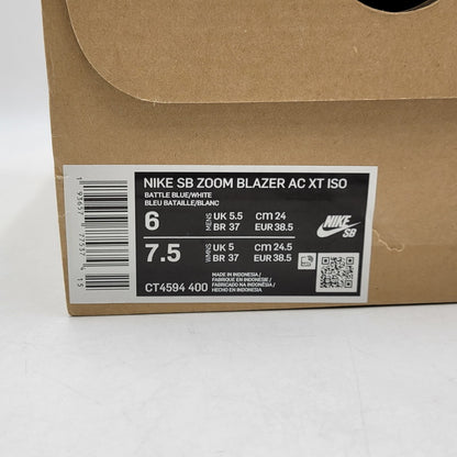 【中古美品】【レディース】 ×KEVIN BRADLEY CT4594-400 ZOOM BLAZER LOW AC XT ISO KEVIN AND HELL PACK ズームブレーザーロー スニーカー 166-260222-tt-01-izu サイズ：24cm カラー：Battle Blue/White 万代Net店