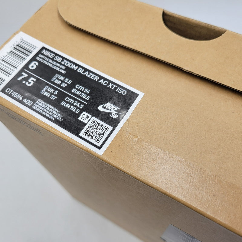 【中古美品】【レディース】 ×KEVIN BRADLEY CT4594-400 ZOOM BLAZER LOW AC XT ISO KEVIN AND HELL PACK ズームブレーザーロー スニーカー 166-260222-tt-01-izu サイズ：24cm カラー：Battle Blue/White 万代Net店