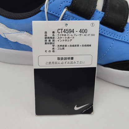 【中古美品】【レディース】 ×KEVIN BRADLEY CT4594-400 ZOOM BLAZER LOW AC XT ISO KEVIN AND HELL PACK ズームブレーザーロー スニーカー 166-260222-tt-01-izu サイズ：24cm カラー：Battle Blue/White 万代Net店