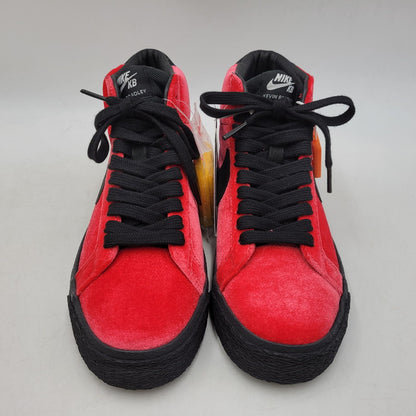 【中古美品】【レディース】 ×KEVIN BRADLEY CD2569-600 BLAZER MID ISO KEVIN AND HELL PACK ブレザーミッド スニーカー 靴 166-260222-tt-02-izu サイズ：24cm カラー：UNIVERSITY RED/BLACK 万代Net店
