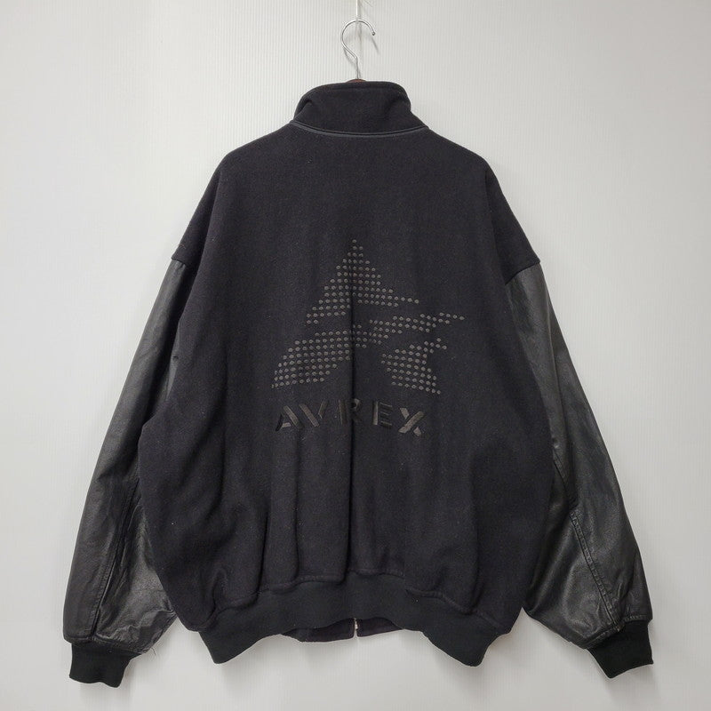 【中古品】【メンズ】 USA製 WOOL VARSITY JACKET ウールバーシティジャケット アウター 145-260208-tt-12-izu サイズ：5X カラー：ブラック 万代Net店