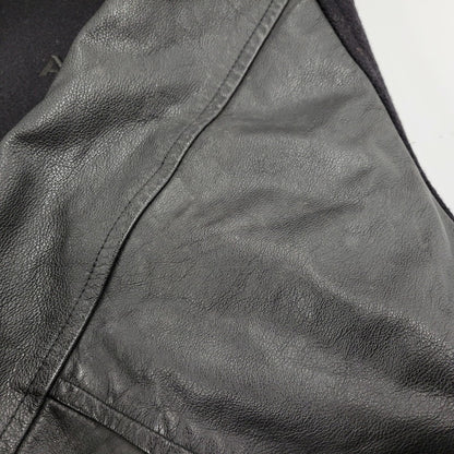 【中古品】【メンズ】 USA製 WOOL VARSITY JACKET ウールバーシティジャケット アウター 145-260208-tt-12-izu サイズ：5X カラー：ブラック 万代Net店