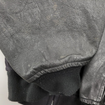 【中古品】【メンズ】 USA製 WOOL VARSITY JACKET ウールバーシティジャケット アウター 145-260208-tt-12-izu サイズ：5X カラー：ブラック 万代Net店