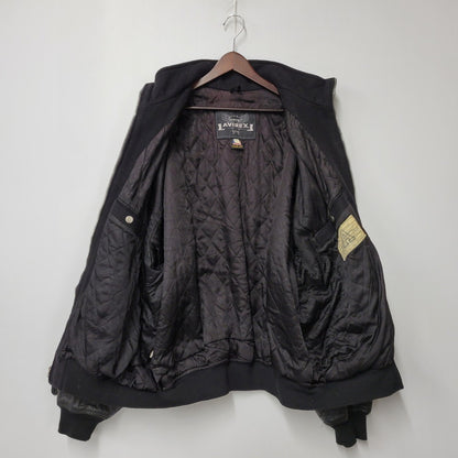 【中古品】【メンズ】 USA製 WOOL VARSITY JACKET ウールバーシティジャケット アウター 145-260208-tt-12-izu サイズ：5X カラー：ブラック 万代Net店