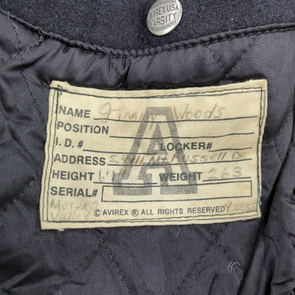 【中古品】【メンズ】 USA製 WOOL VARSITY JACKET ウールバーシティジャケット アウター 145-260208-tt-12-izu サイズ：5X カラー：ブラック 万代Net店