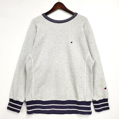 【中古品】【メンズ】 REVERSE WEAVE RIB LINE SWEATSHIRT C8-L038 リバースウィーブ リブライン スウェットシャツ 青単復刻タグ トレーナー 長袖 トップス 148-260209-as-15-izu サイズ：M カラー：グレー 万代Net店