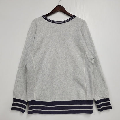 【中古品】【メンズ】 REVERSE WEAVE RIB LINE SWEATSHIRT C8-L038 リバースウィーブ リブライン スウェットシャツ 青単復刻タグ トレーナー 長袖 トップス 148-260209-as-15-izu サイズ：M カラー：グレー 万代Net店