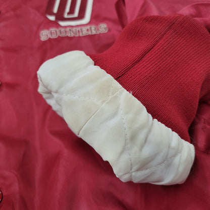 【現状渡し品】【メンズ】 HOLLOWAY ホロウェイ OKLAHOMA NYLON SUTADIUM JACKET ナイロン スタジアムジャケット スタジャン USA製 アウター 146-260209-as-13-izu サイズ：XL カラー：レッド 万代Net店