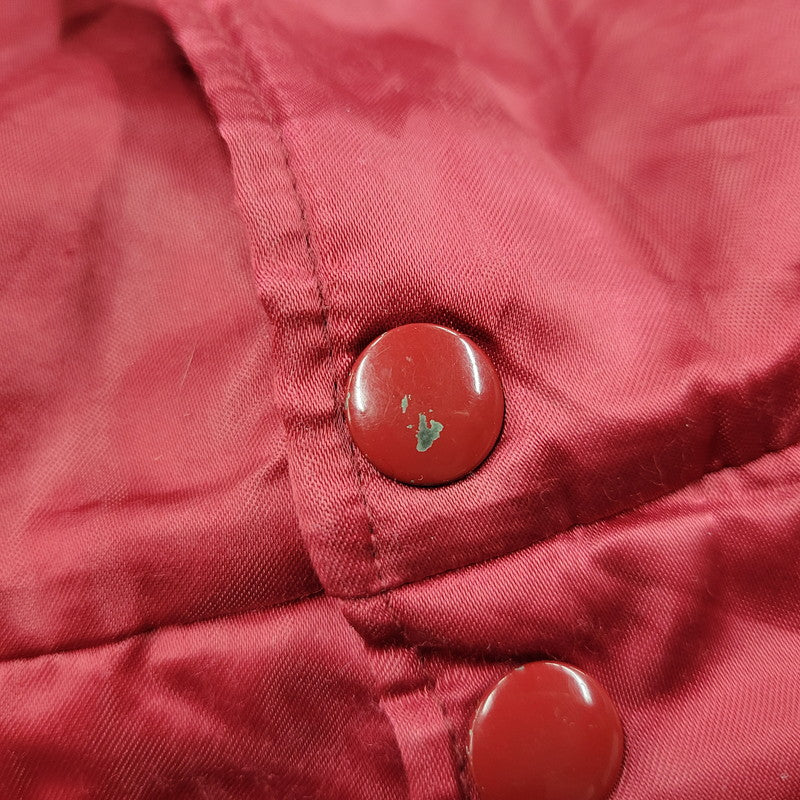 【現状渡し品】【メンズ】 HOLLOWAY ホロウェイ OKLAHOMA NYLON SUTADIUM JACKET ナイロン スタジアムジャケット スタジャン USA製 アウター 146-260209-as-13-izu サイズ：XL カラー：レッド 万代Net店