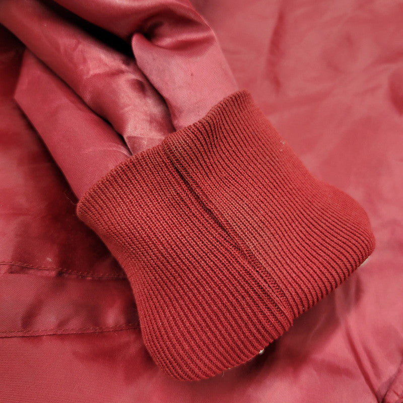 【現状渡し品】【メンズ】 HOLLOWAY ホロウェイ OKLAHOMA NYLON SUTADIUM JACKET ナイロン スタジアムジャケット スタジャン USA製 アウター 146-260209-as-13-izu サイズ：XL カラー：レッド 万代Net店