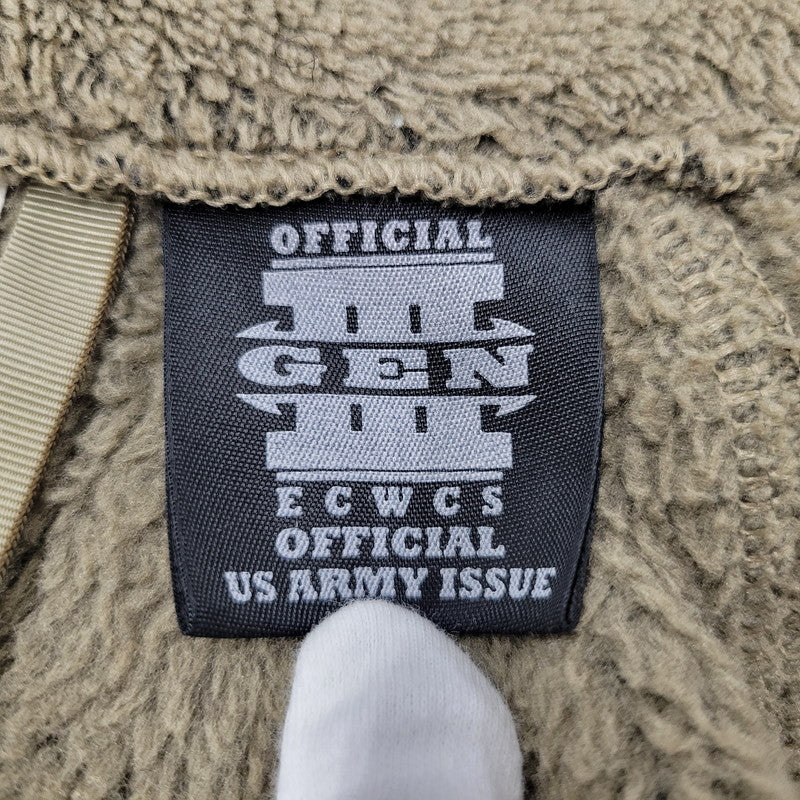 【中古品】【メンズ】 U.S.ARMY ユーエスアーミー ECWCS GEN III LEVEL 3 POLARTEC FLEECE JACKET フリースジャケット アウター 146-260209-as-14-izu サイズ：L カラー：カーキ 万代Net店