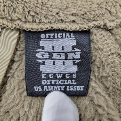【中古品】【メンズ】 U.S.ARMY ユーエスアーミー ECWCS GEN III LEVEL 3 POLARTEC FLEECE JACKET フリースジャケット アウター 146-260209-as-14-izu サイズ：L カラー：カーキ 万代Net店