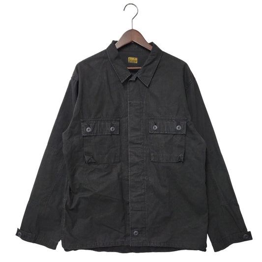 【中古品】【メンズ】 FATIGUE JACKET ファティーグ ジャケット アウター 142-260209-cs-21-izu サイズ：L カラー：ブラック 万代Net店