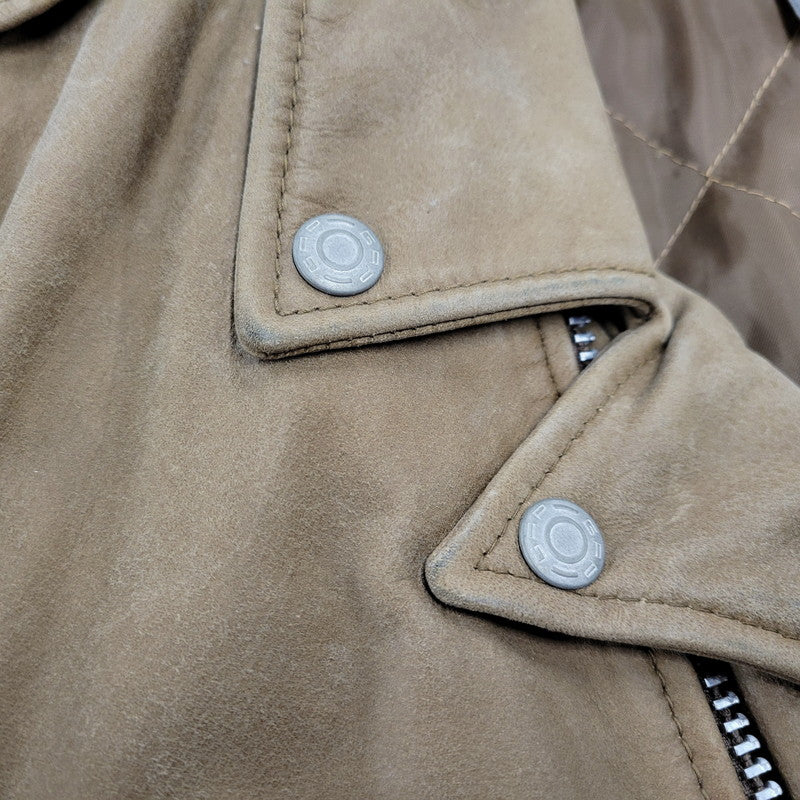 【現状渡し品】【メンズ】 OLD GAP オールドギャップ COW LEATHER DOUBLE RIDERS JACKET カウレザーダブルライダースジャケット アウター 146-260208-tt-11-izu サイズ：L カラー：ブラウン 万代Net店