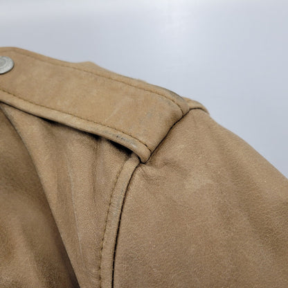 【現状渡し品】【メンズ】 OLD GAP オールドギャップ COW LEATHER DOUBLE RIDERS JACKET カウレザーダブルライダースジャケット アウター 146-260208-tt-11-izu サイズ：L カラー：ブラウン 万代Net店
