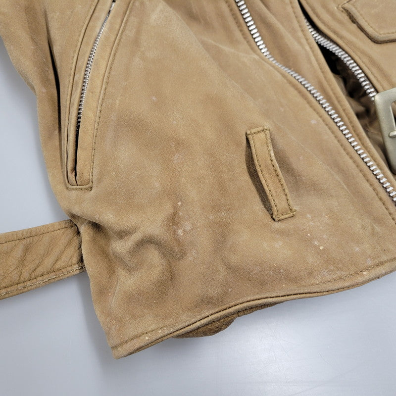 【現状渡し品】【メンズ】 OLD GAP オールドギャップ COW LEATHER DOUBLE RIDERS JACKET カウレザーダブルライダースジャケット アウター 146-260208-tt-11-izu サイズ：L カラー：ブラウン 万代Net店