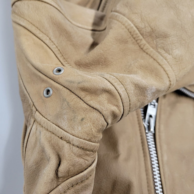 【現状渡し品】【メンズ】 OLD GAP オールドギャップ COW LEATHER DOUBLE RIDERS JACKET カウレザーダブルライダースジャケット アウター 146-260208-tt-11-izu サイズ：L カラー：ブラウン 万代Net店