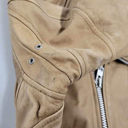 【現状渡し品】【メンズ】 OLD GAP オールドギャップ COW LEATHER DOUBLE RIDERS JACKET カウレザーダブルライダースジャケット アウター 146-260208-tt-11-izu サイズ：L カラー：ブラウン 万代Net店