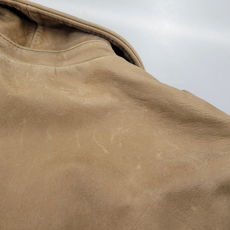【現状渡し品】【メンズ】 OLD GAP オールドギャップ COW LEATHER DOUBLE RIDERS JACKET カウレザーダブルライダースジャケット アウター 146-260208-tt-11-izu サイズ：L カラー：ブラウン 万代Net店