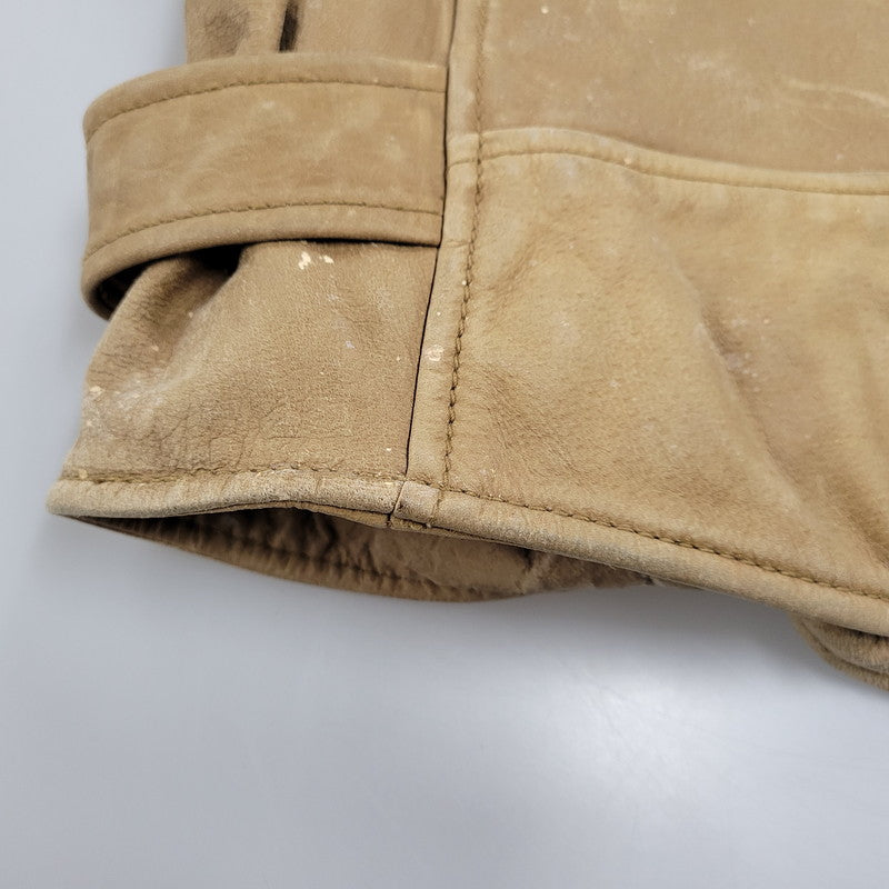 【現状渡し品】【メンズ】 OLD GAP オールドギャップ COW LEATHER DOUBLE RIDERS JACKET カウレザーダブルライダースジャケット アウター 146-260208-tt-11-izu サイズ：L カラー：ブラウン 万代Net店