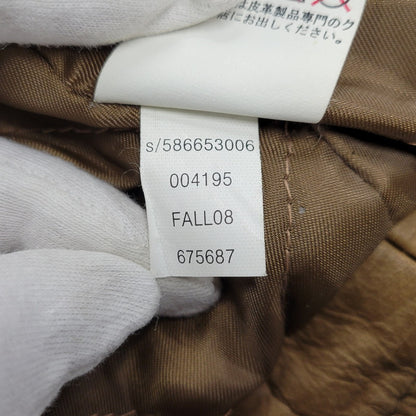 【現状渡し品】【メンズ】 OLD GAP オールドギャップ COW LEATHER DOUBLE RIDERS JACKET カウレザーダブルライダースジャケット アウター 146-260208-tt-11-izu サイズ：L カラー：ブラウン 万代Net店
