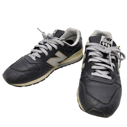 【中古品】【メンズ】 NEW BALANCE ニューバランス CM996RI2 LOW CUT SNEAKERS ロー カット スニーカー シューズ 靴 162-260210-kk-03-izu サイズ：27.5cm カラー：ブラック 万代Net店