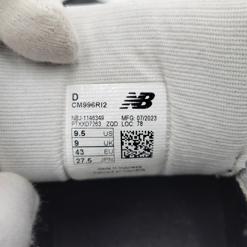 【中古品】【メンズ】 NEW BALANCE ニューバランス CM996RI2 LOW CUT SNEAKERS ロー カット スニーカー シューズ 靴 162-260210-kk-03-izu サイズ：27.5cm カラー：ブラック 万代Net店