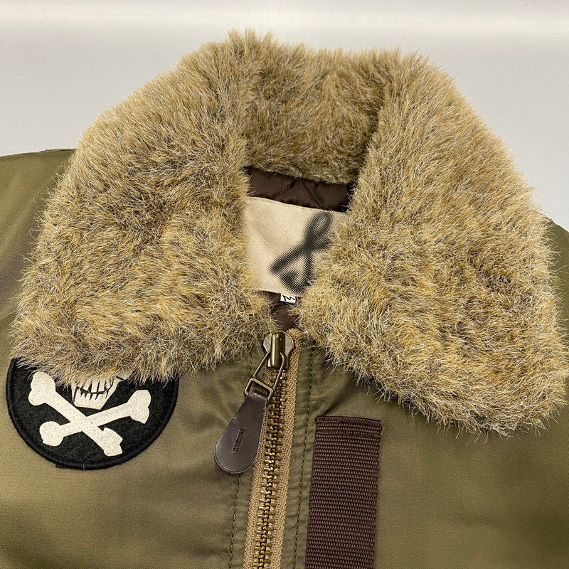 【中古品】【メンズ】 SOUL OF FREEDOM ソウルオブフリーダム FLIGHT JACKET フライトジャケット アウター 145-260211-tt-08-izu サイズ：M カラー：カーキ 万代Net店