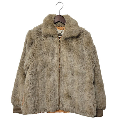【現状渡し品】【メンズ】 WHITE STAG ホワイトスタッグ FUR BLOUSON JACKET ファーブルゾンジャケット 146-260208-tt-08-izu サイズ：10 カラー：ベージュ 万代Net店