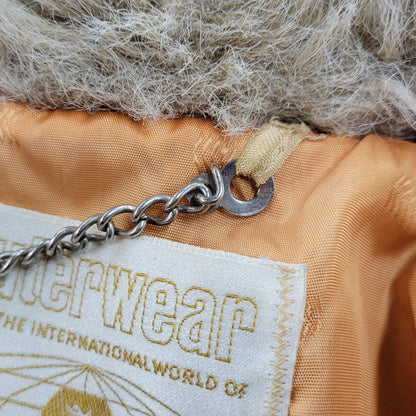 【現状渡し品】【メンズ】 WHITE STAG ホワイトスタッグ FUR BLOUSON JACKET ファーブルゾンジャケット 146-260208-tt-08-izu サイズ：10 カラー：ベージュ 万代Net店