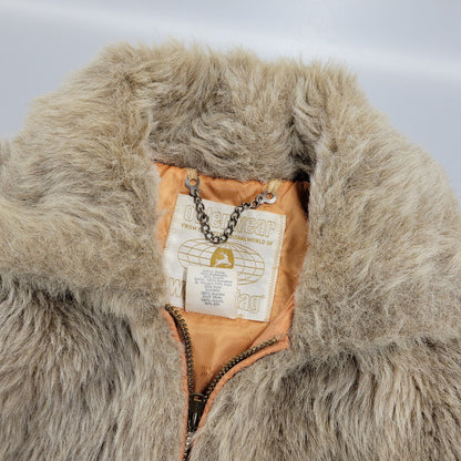 【現状渡し品】【メンズ】 WHITE STAG ホワイトスタッグ FUR BLOUSON JACKET ファーブルゾンジャケット 146-260208-tt-08-izu サイズ：10 カラー：ベージュ 万代Net店