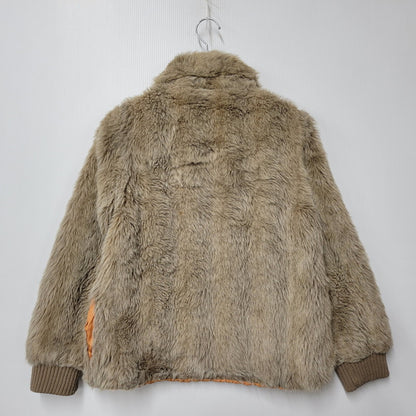 【現状渡し品】【メンズ】 WHITE STAG ホワイトスタッグ FUR BLOUSON JACKET ファーブルゾンジャケット 146-260208-tt-08-izu サイズ：10 カラー：ベージュ 万代Net店