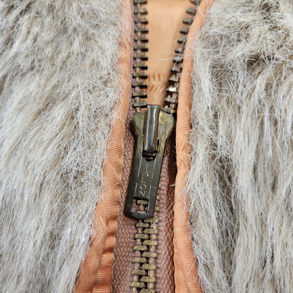 【現状渡し品】【メンズ】 WHITE STAG ホワイトスタッグ FUR BLOUSON JACKET ファーブルゾンジャケット 146-260208-tt-08-izu サイズ：10 カラー：ベージュ 万代Net店