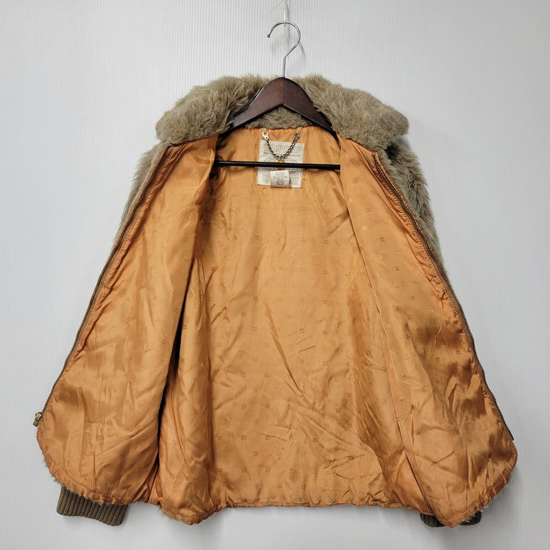 【現状渡し品】【メンズ】 WHITE STAG ホワイトスタッグ FUR BLOUSON JACKET ファーブルゾンジャケット 146-260208-tt-08-izu サイズ：10 カラー：ベージュ 万代Net店