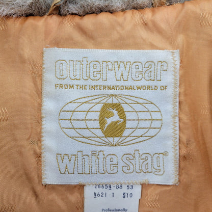 【現状渡し品】【メンズ】 WHITE STAG ホワイトスタッグ FUR BLOUSON JACKET ファーブルゾンジャケット 146-260208-tt-08-izu サイズ：10 カラー：ベージュ 万代Net店