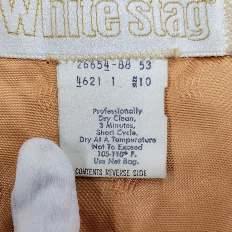 【現状渡し品】【メンズ】 WHITE STAG ホワイトスタッグ FUR BLOUSON JACKET ファーブルゾンジャケット 146-260208-tt-08-izu サイズ：10 カラー：ベージュ 万代Net店
