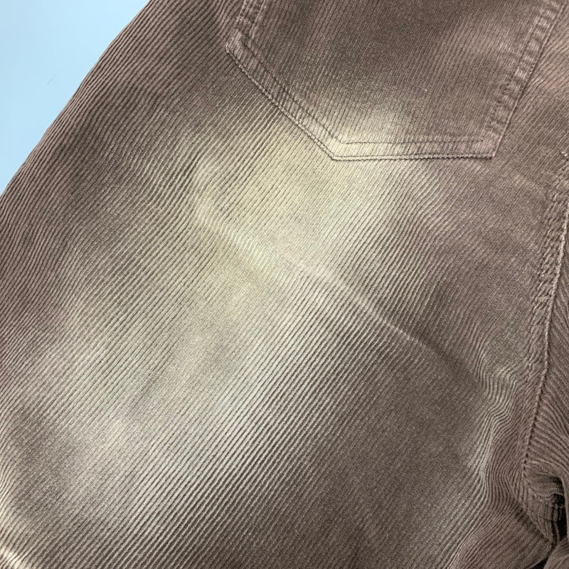 【中古品】【メンズ】 BJHG ビージャストハグ BJHG-24CCK452 CORDUROY PANTS コーデュロイ パンツ ボトムス 153-260213-kh-05-izu サイズ：S カラー：ブラウン 万代Net店