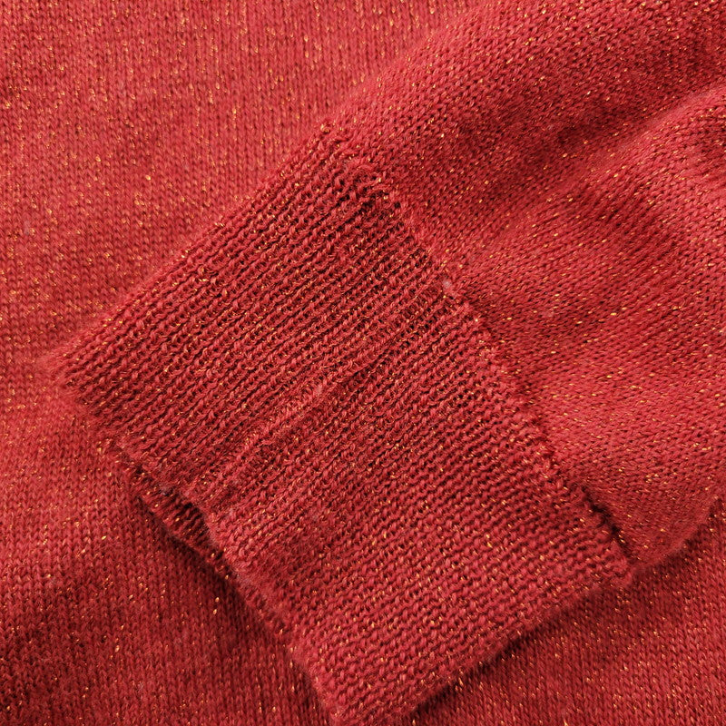 【中古品】【メンズ】 B6DK01 WOOL KNIT TEE ウール ニット ティー トップス 長袖 140-260209-cs-19-izu サイズ：不明 カラー：レッド 万代Net店