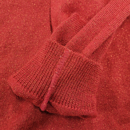 【中古品】【メンズ】 B6DK01 WOOL KNIT TEE ウール ニット ティー トップス 長袖 140-260209-cs-19-izu サイズ：不明 カラー：レッド 万代Net店