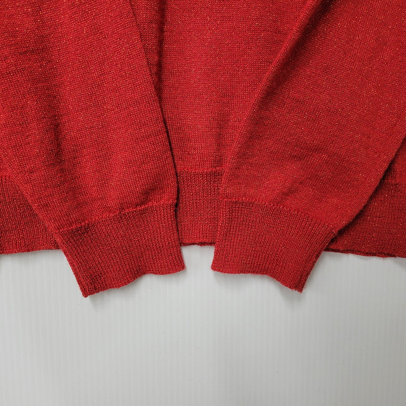 【中古品】【メンズ】 B6DK01 WOOL KNIT TEE ウール ニット ティー トップス 長袖 140-260209-cs-19-izu サイズ：不明 カラー：レッド 万代Net店