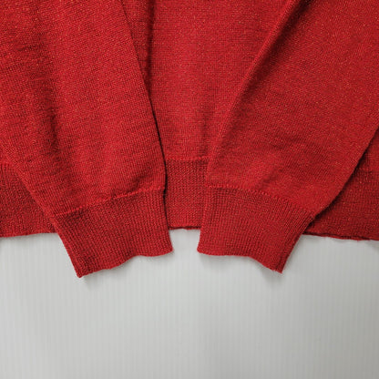 【中古品】【メンズ】 B6DK01 WOOL KNIT TEE ウール ニット ティー トップス 長袖 140-260209-cs-19-izu サイズ：不明 カラー：レッド 万代Net店