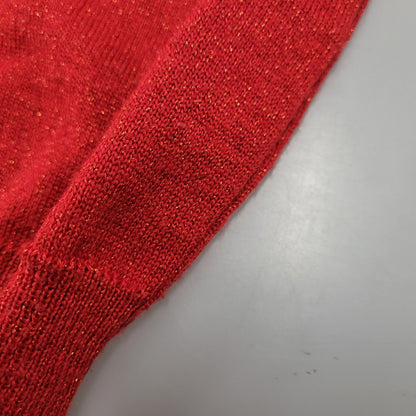 【中古品】【メンズ】 B6DK01 WOOL KNIT TEE ウール ニット ティー トップス 長袖 140-260209-cs-19-izu サイズ：不明 カラー：レッド 万代Net店