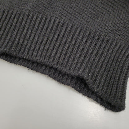 【中古品】【メンズ】 BLACK SIGN ブラックサイン WOOL KNIT SHIRT ウールニットシャツ トップス 145-260208-tt-09-izu サイズ：38 カラー：ブラック 万代Net店