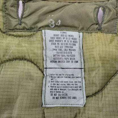 【中古品】【メンズ】 U.S.ARMY ユーエスアーミー DLA100-85-C-0563 DLA100-88-C-4078 M-65 FIELD JACKET&QUILTING LINER フィールドジャケット キルティングライナー 146-260208-tt-05-izu サイズ：XS カラー：マルチカラー 万代Net店