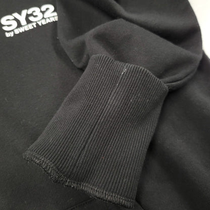 【中古品】【メンズ】 SY32 BY SWEET YEARS SLASH BIG LOGO P/O HOODIE 13008 スラッシュ ビッグ ロゴ プルオーバー フーディ パーカー 長袖 トップス 141-260209-as-17-izu サイズ：L カラー：ブラック 万代Net店